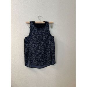 Athleta Tank Top Womens XXS Multi Geometric‎ Polyester Sleeveless Round Neck